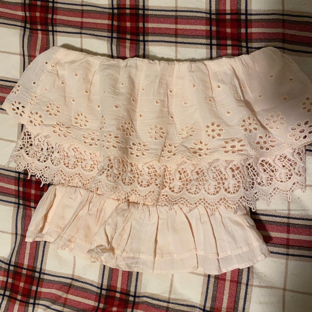 Off Shoulder Crop Top